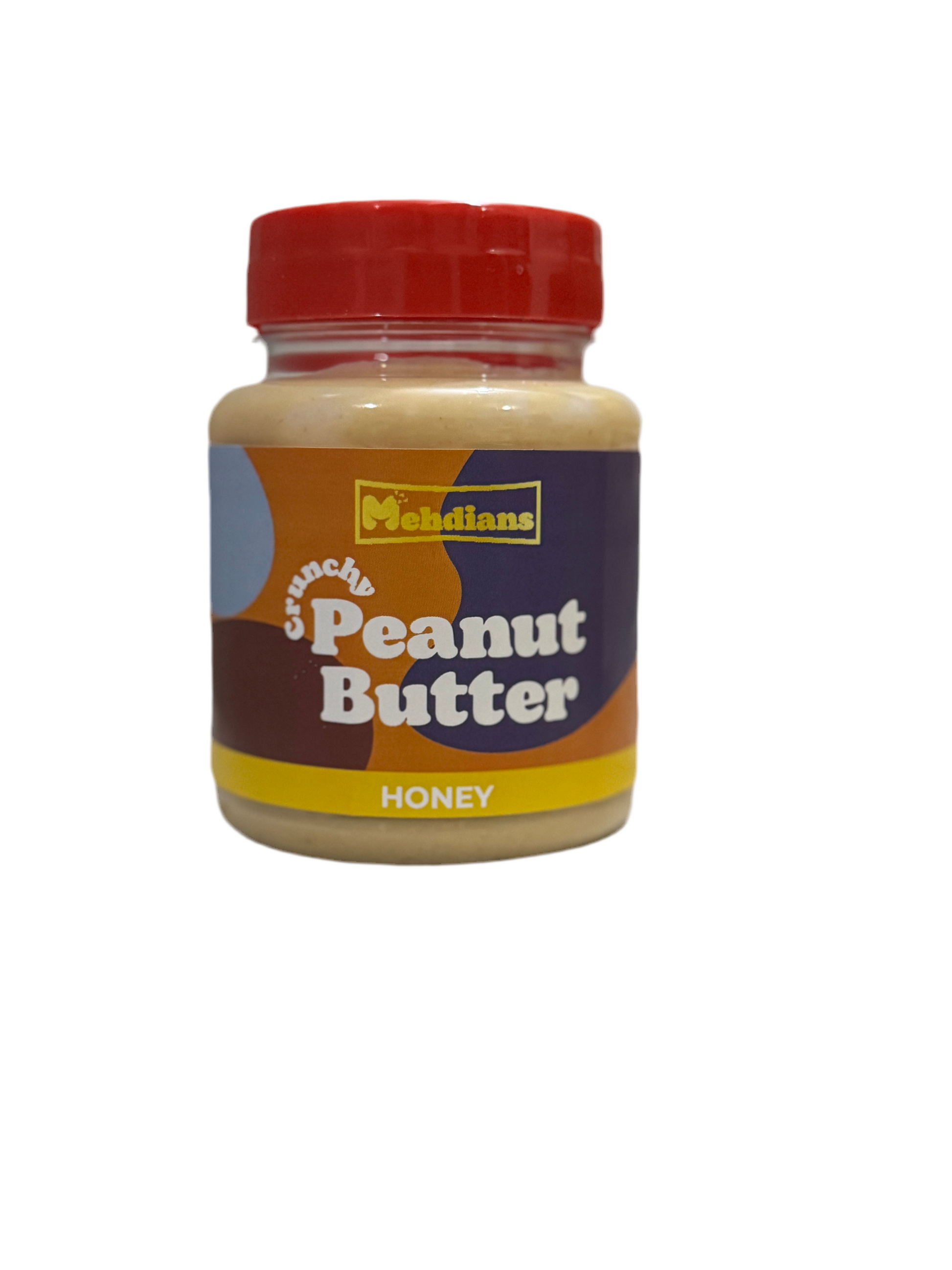 Mehdians Honey Peanut Butter 200g jar – natural, protein-rich spread for fitness and healthy snacking in Pakistan