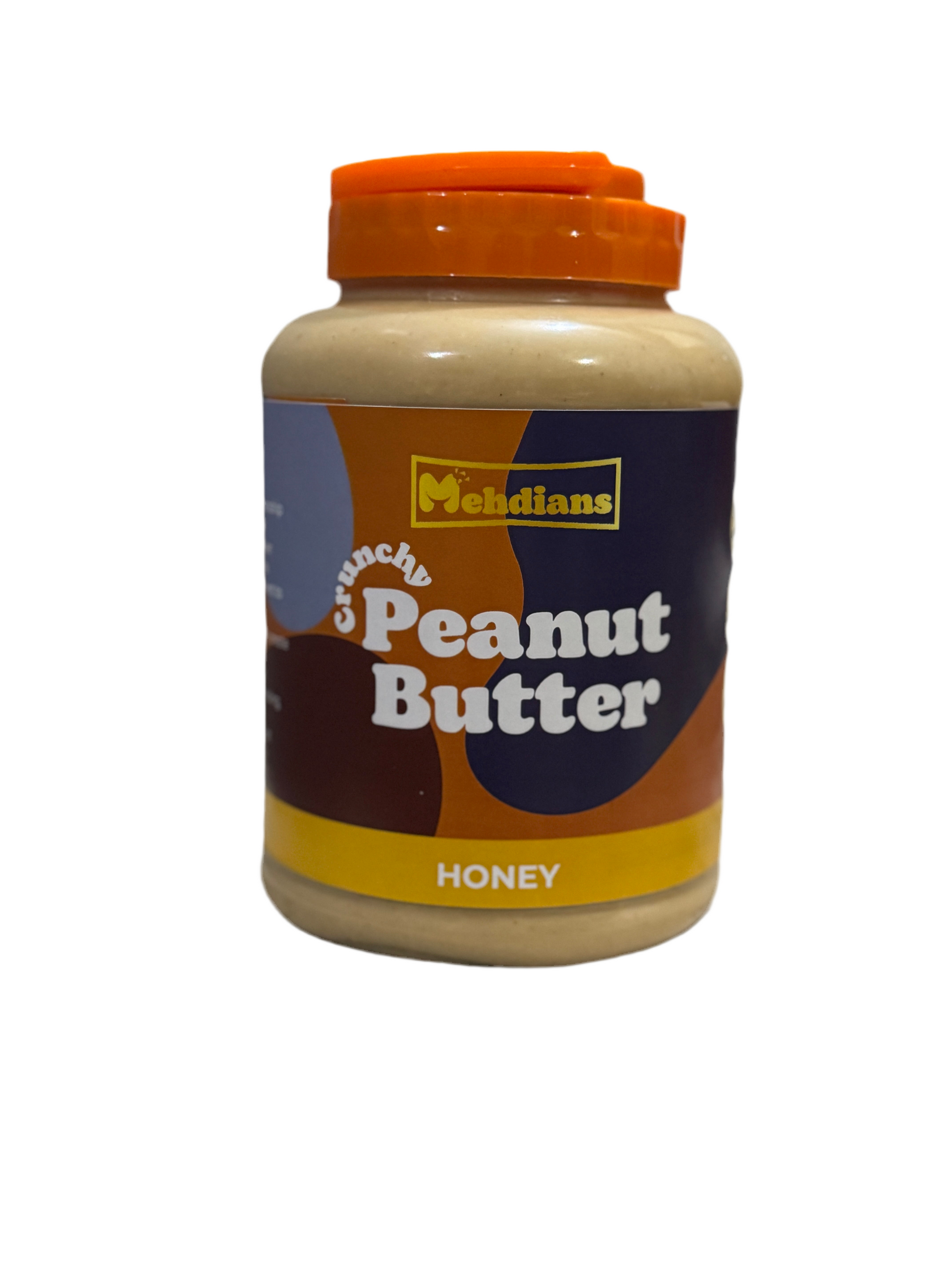 “Mehdians Honey Peanut Butter 1kg pack – large jar for families, gym-goers, and healthy diet needs – natural with pure honey”