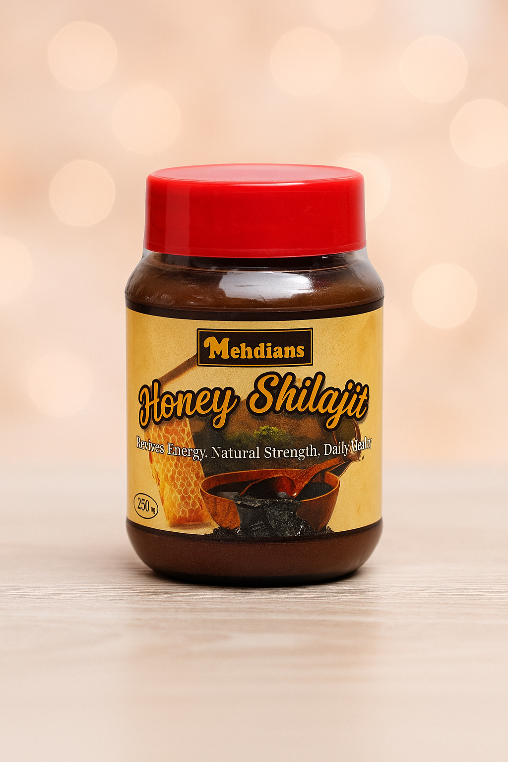 Mehdians Premium Honey Shilajit 300g– Pure Honey Infused with Purified Himalayan Shilajit